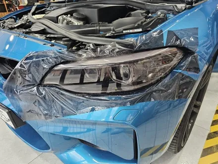 BMW M2 | 그릴 테두리 랩핑, 전면 후면 라이트 PPF, 측면 썬팅 제거 후 재시공 | 고양랩핑/일산랩핑/파주랩핑/강서랩핑/은평랩핑 / 고양 일산 덕양구