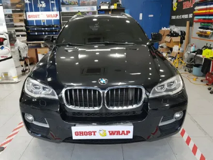 고스트랩(ghostwrap) BMW X6 전체랩핑(사틴블랙) 시공 / 고양 일산 덕양구