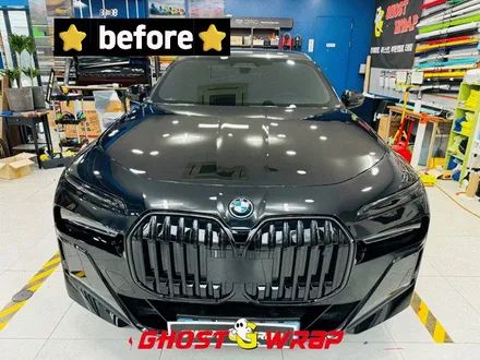 BMW I7 투톤 랩핑 및 데칼 시공 _ 서울 경기 고양 일산 파주 랩핑 / 고양 일산 덕양구