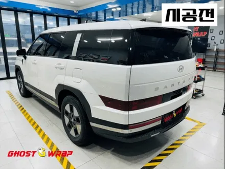현대 싼타페 | 휠랩핑, C필러 손잡이 은색 죽이기 랩핑 | 고양랩핑/일산랩핑/파주랩핑/강서랩핑/은평랩핑 / 고양 일산 덕양구