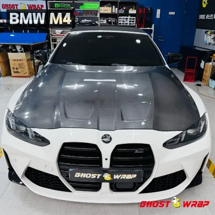 BMW M4 전체랩핑, 컬러만 바꿨을 뿐인데.. (feat. 데칼 & 라이트 PPF) 서울 은평 상암 랩핑샵 / 고양 일산 덕양구