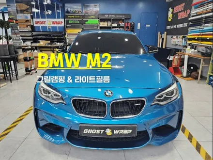 BMW M2 | 그릴 테두리 랩핑, 전면 후면 라이트 PPF, 측면 썬팅 제거 후 재시공 | 고양랩핑/일산랩핑/파주랩핑/강서랩핑/은평랩핑 / 고양 일산 덕양구