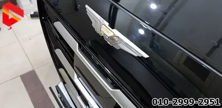 현대 그랜져IG 베로닉스 그릴 엠블럼 휠캡 리어스포일러 프론트 범퍼 가니쉬 5종 시공 / 청주 신봉동