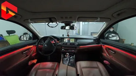 BMW 520D F10 비노출 히든 엠비언트 무드등 튜닝 / 청주,대전,천안