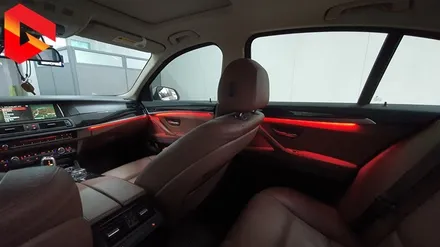 BMW 520D F10 비노출 히든 엠비언트 무드등 튜닝 / 청주,대전,천안