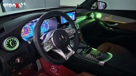 벤츠 GLC AMG43 순정 엠비언트 좀 더 멋지고 예쁘게 이것저것 추가 했습니다. / 청주,대전,천안