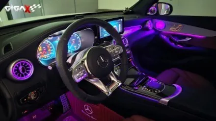 벤츠 GLC AMG43 순정 엠비언트 좀 더 멋지고 예쁘게 이것저것 추가 했습니다. / 청주,대전,천안
