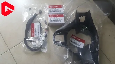 올뉴 K7 순정 패들쉬프트와 도어캐치 LED 작업 / 청주 신봉동