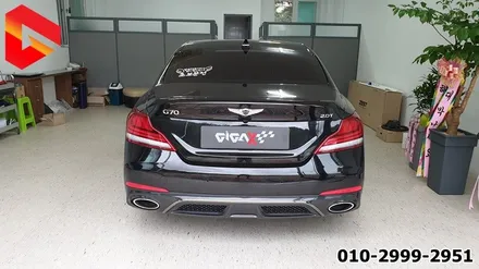 제네시스 G70 테일램프 G80 스포츠 스타일 시퀀셜 무빙 턴시그널 후진등 화이트 색상 완벽 구현 뒷태 튜닝 끝판왕 완전 순정이야~ / 청주,대전,천안