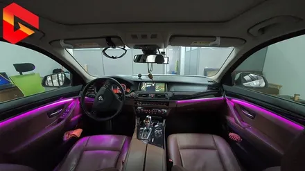 BMW 520D F10 비노출 히든 엠비언트 무드등 튜닝 / 청주,대전,천안
