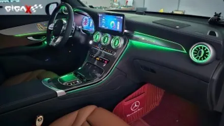 벤츠 GLC AMG43 순정 엠비언트 좀 더 멋지고 예쁘게 이것저것 추가 했습니다. / 청주,대전,천안