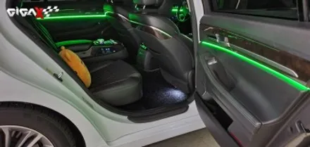 제네시스 EQ900 엠비언트 실내 튜닝 도어라이트까지 멋스럽게 변신ㅣ카식스 청주 기가엑스 / 청주,대전,천안