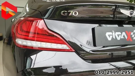 제네시스 G70 테일램프 G80 스포츠 스타일 시퀀셜 무빙 턴시그널 후진등 화이트 색상 완벽 구현 뒷태 튜닝 끝판왕 완전 순정이야~ / 청주,대전,천안