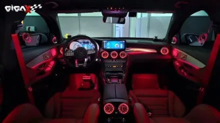 벤츠 GLC AMG43 순정 엠비언트 좀 더 멋지고 예쁘게 이것저것 추가 했습니다. / 청주,대전,천안