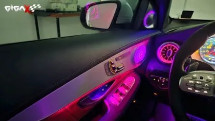 벤츠 GLC AMG43 순정 엠비언트 좀 더 멋지고 예쁘게 이것저것 추가 했습니다. / 청주,대전,천안