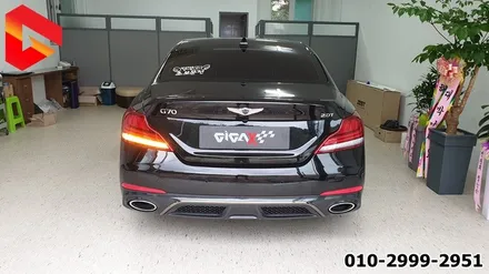 제네시스 G70 테일램프 G80 스포츠 스타일 시퀀셜 무빙 턴시그널 후진등 화이트 색상 완벽 구현 뒷태 튜닝 끝판왕 완전 순정이야~ / 청주,대전,천안