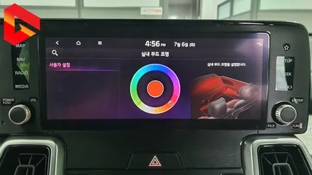 신형 쏘렌토 MQ4 노블레스 비노출 엠비언트 무드등 활성화 시공은 청주 기가엑스 퀄리티 최상 깔끔한 시공 해드려요!! / 청주,대전,천안