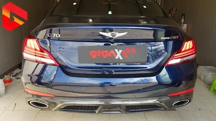 제네시스 G70 후방 테일램프 전구 깜빡이 이유 있는 변화 LED 시퀀셜 무빙 턴시그널 튜닝 / 청주 신봉동