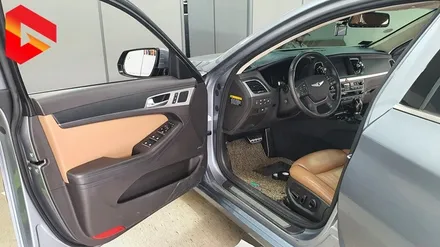 제네시스DH 실내 블랙우드 랩핑, 뉴페이스 EGS003FL 기어봉 튜닝 / 청주,대전,천안