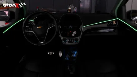 넥스트스파크 실내 엠비언트 튜닝 작업 완벽하게 완료 🚗✔ㅣ청주 실내무드등 엠비언트는 기가엑스 / 청주,대전,천안
