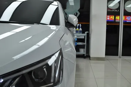[2019년 아반떼 신차 레이노 풀썬팅시공 아이나비블랙박스 Z500 장착]