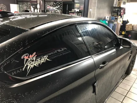 [펀카워시] BMW M4 유리발수코팅 자동차라벨 (곤지암 경기광주 성남 분당 여주 이천 하남) / 광주, 성남, 용인, 수원