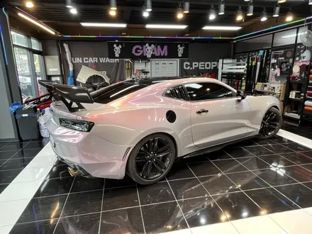 카마로 글램(GLAM) 오로라 드림 그레이 전체랩핑 제거 및 재시공 / 광주, 성남, 용인, 수원