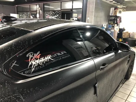 [펀카워시] BMW M4 유리발수코팅 자동차라벨 (곤지암 경기광주 성남 분당 여주 이천 하남) / 광주, 성남, 용인, 수원