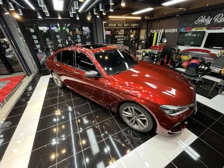 BMW 7시리즈 택랩 슈프림레드 전체랩핑 / 광주, 성남, 용인, 수원