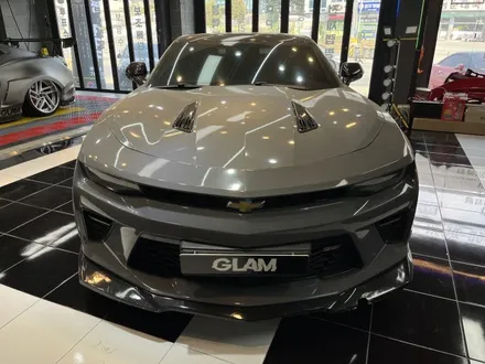 카마로ss 보험/사고수리 전체랩핑 재시공 글램(GLAM) 오로라 드림 블루 1le/zl1범퍼 / 광주, 성남, 용인, 수원