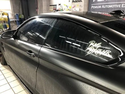 [펀카워시] BMW M4 유리발수코팅 자동차라벨 (곤지암 경기광주 성남 분당 여주 이천 하남) / 광주, 성남, 용인, 수원