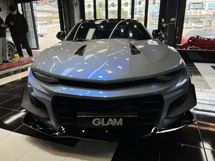 카마로ss 보험/사고수리 전체랩핑 재시공 글램(GLAM) 오로라 드림 블루 1le/zl1범퍼 / 광주, 성남, 용인, 수원