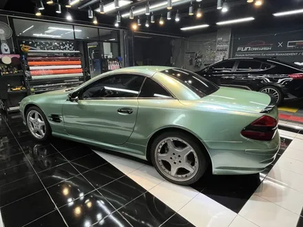 벤츠 SL 55 amg GLAM(글램) gentle green 전체랩핑 시공 / 광주, 성남, 용인, 수원