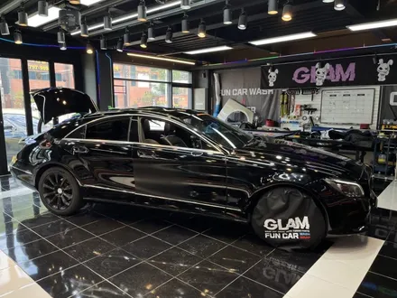벤츠 CLS 글램(GLAM) 매트 슈트 블랙 전체랩핑 시공 / 광주, 성남, 용인, 수원
