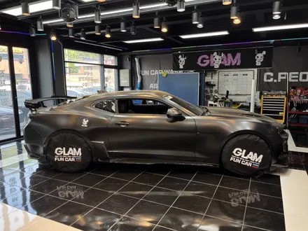 카마로 글램(GLAM) 매트 슈트 블랙 전체랩핑 제거 및 재시공 / 광주, 성남, 용인, 수원