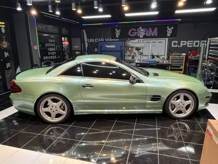 벤츠 SL 55 amg GLAM(글램) gentle green 전체랩핑 시공 / 광주, 성남, 용인, 수원