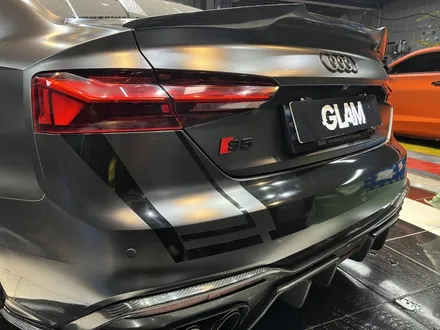 아우디 S5 글램(GLAM) Diamond Heavy Metar Mountain Grey전체랩핑 커스텀데칼 시공 / 광주, 성남, 용인, 수원