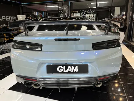 카마로ss 보험/사고수리 전체랩핑 재시공 글램(GLAM) 오로라 드림 블루 1le/zl1범퍼 / 광주, 성남, 용인, 수원