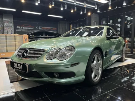 벤츠 SL 55 amg GLAM(글램) gentle green 전체랩핑 시공 / 광주, 성남, 용인, 수원