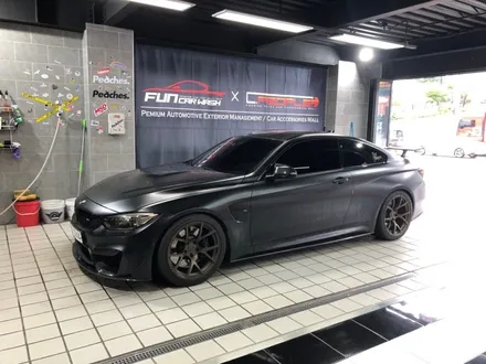 [펀카워시] BMW M4 유리발수코팅 자동차라벨 (곤지암 경기광주 성남 분당 여주 이천 하남) / 광주, 성남, 용인, 수원