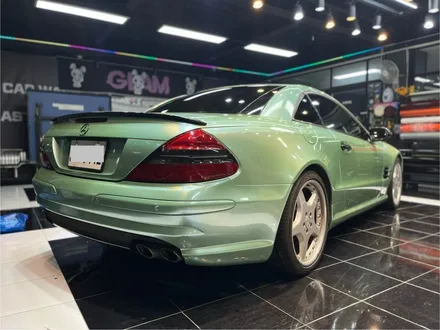 벤츠 SL 55 amg GLAM(글램) gentle green 전체랩핑 시공 / 광주, 성남, 용인, 수원