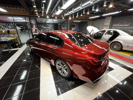 BMW 7시리즈 택랩 슈프림레드 전체랩핑 / 광주, 성남, 용인, 수원