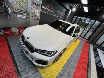 [펀카워시x아스터] BMW M550i 프리미엄광택 유리막코팅 판금 도장 / 광주, 성남, 용인, 수원