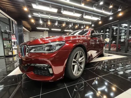 BMW 7시리즈 택랩 슈프림레드 전체랩핑 / 광주, 성남, 용인, 수원