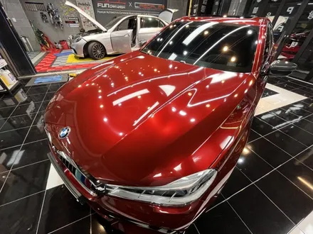 BMW 7시리즈 택랩 슈프림레드 전체랩핑 / 광주, 성남, 용인, 수원