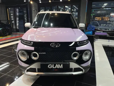 캐스퍼 글램(GLAM) Bright Purple 전체랩핑 시공 / 광주, 성남, 용인, 수원
