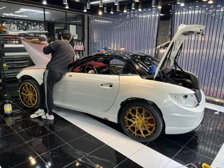 slk55 amg 전체랩핑 제거 및 전체랩핑 재시공 진행 / 광주, 성남, 용인, 수원