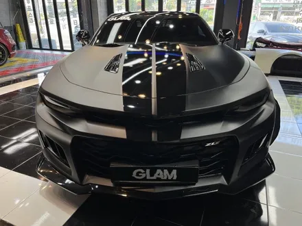 카마로 글램(GLAM) 매트 슈트 블랙 전체랩핑 제거 및 재시공 / 광주, 성남, 용인, 수원