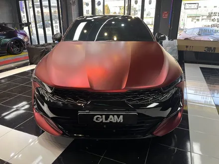 K5 글램(GLAM)Plating Roman Red 전체랩핑 제거 및 재시공 / 광주, 성남, 용인, 수원
