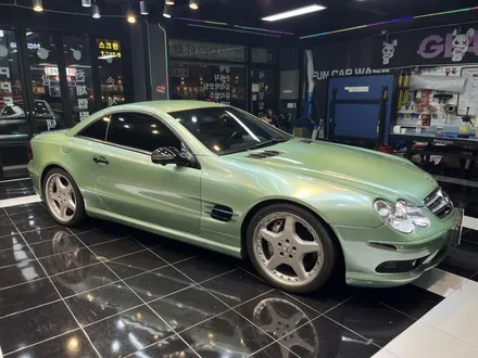 벤츠 SL 55 amg GLAM(글램) gentle green 전체랩핑 시공 / 광주, 성남, 용인, 수원